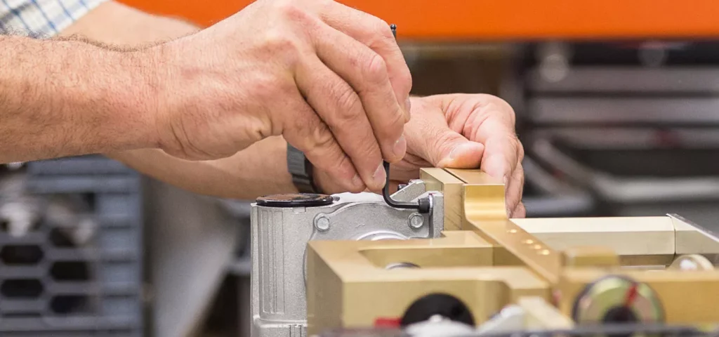 Custom product metal parts assembly process