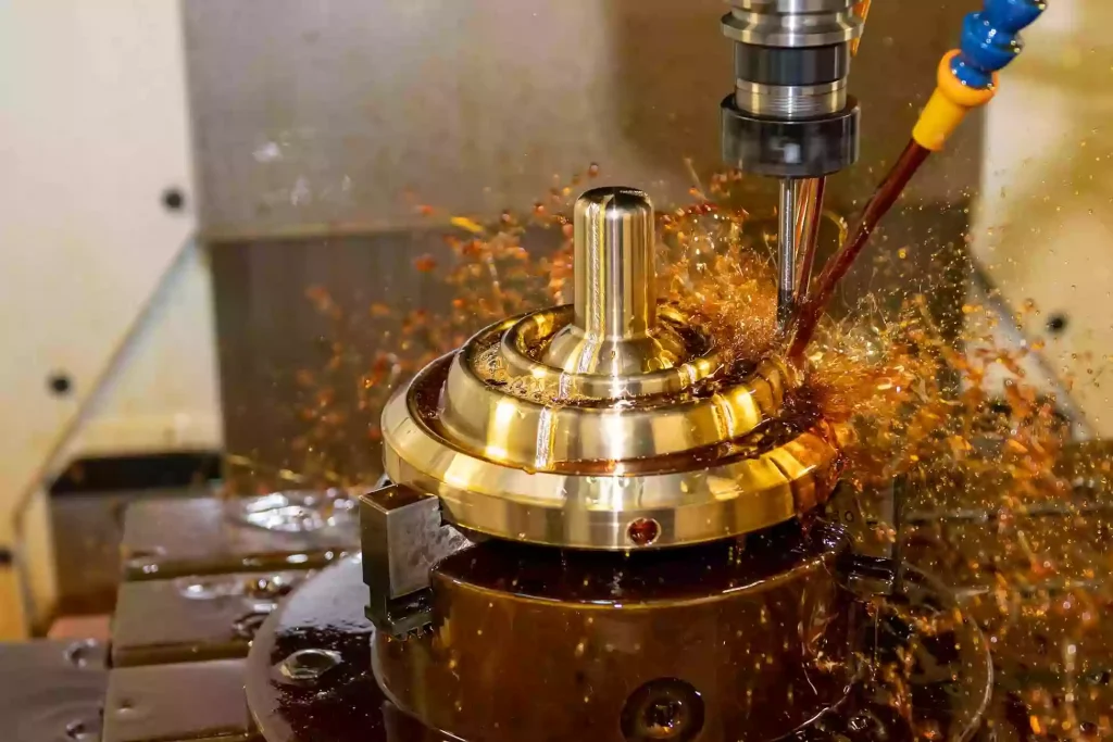 brass parts manufacturing cnc machine