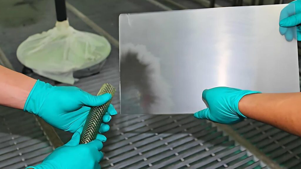 The Ultimate Guide to ABS CNC Machining: Precision, Efficiency, and Applications 2 Comparison of raw ABS material and vapor smoothed high-gloss CNC machined parts,