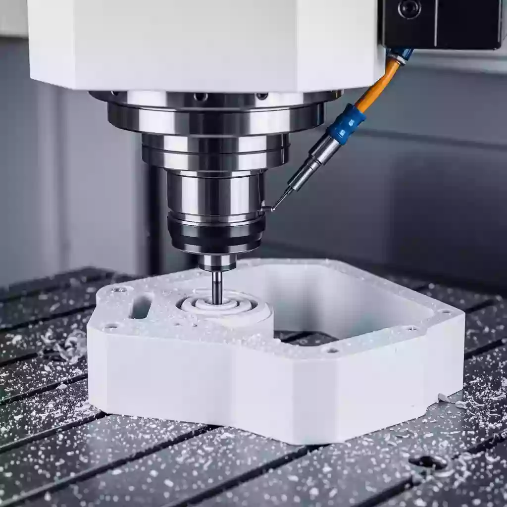 CNC processing pom plastic