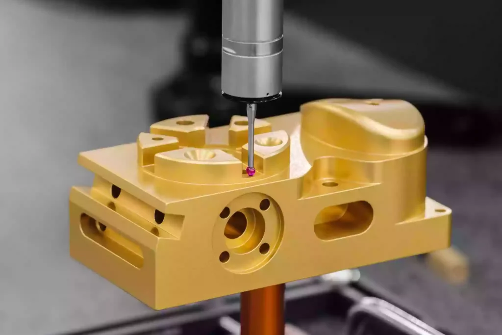 Quality control on milling CNC machine coordinate measuring machine Quality control machine