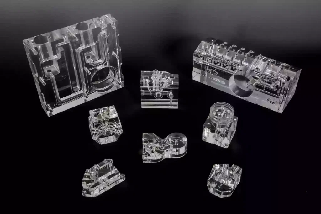 CNC Acrylic Machining Tips & Techniques 2 Acrylic parts with complex structures