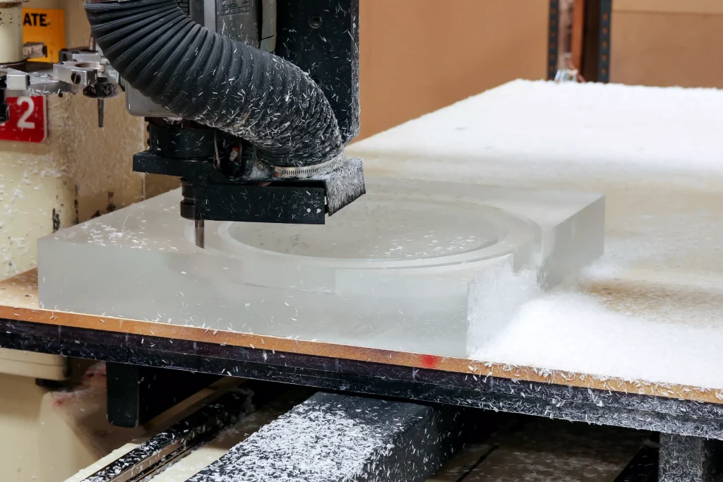 acrylic block routing 1 scaled 1