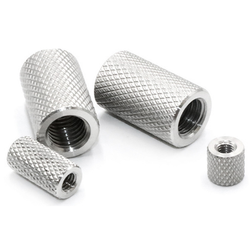CNC machining for solar energy 27 Lot-Knurled-Round-Coupling-Nut-M3-M4-M5-M6-M8-M10-M12-M16-Stainless-Steel-Long-Extend-Knurled-Hand-Tighten-Nut
