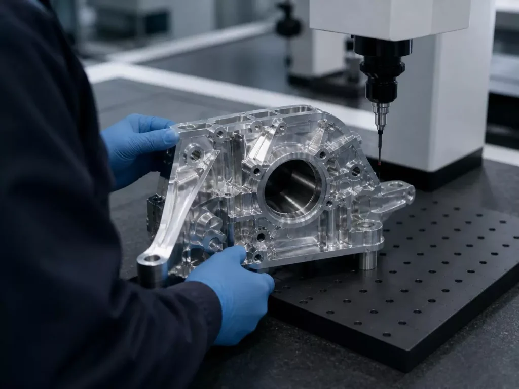 What is GD&T and How is it Used? 4 A CNC machining process producing precision metal components where GD&T requirements control feature accuracy, alignment, and dimensional consistency.