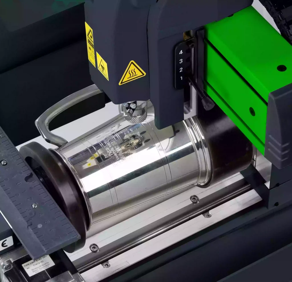 Types of Engraving 2 Different engraving methods used for industrial marking and customized component identification.